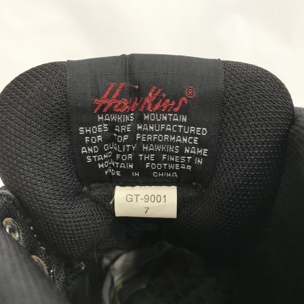 G.T.HAWKINS/ホーキンス★トレッキングブーツ/ハイキングシューズ【7/24.0/black/黒】スエード/レディース/Boots/Shoes◆sWB99-35