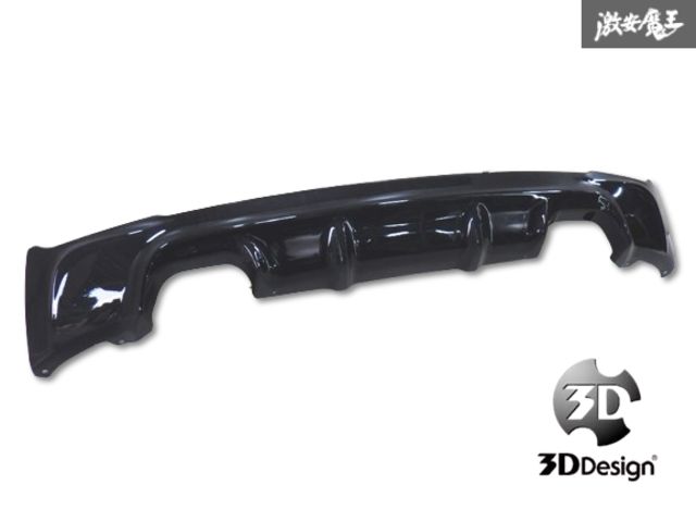 3D Design 3Dデザイン F22 M-Sport M235i カーボン リアディフューザー リアバンパー 下部 デュアル4テール 3108-22221 棚