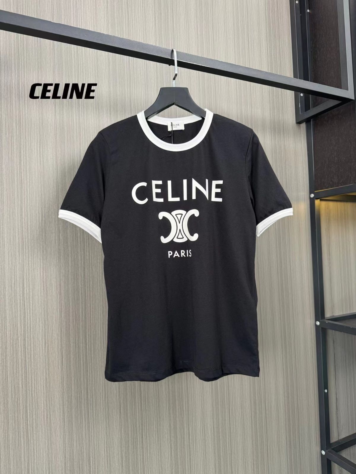 新品 CELINE セリーヌトリオンフTシャツS-XL