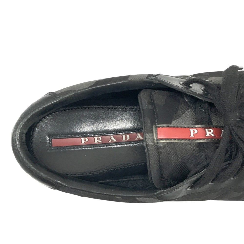 PRADA SPORT プラダ スポーツ スニーカー カモフラ ブラック系 7