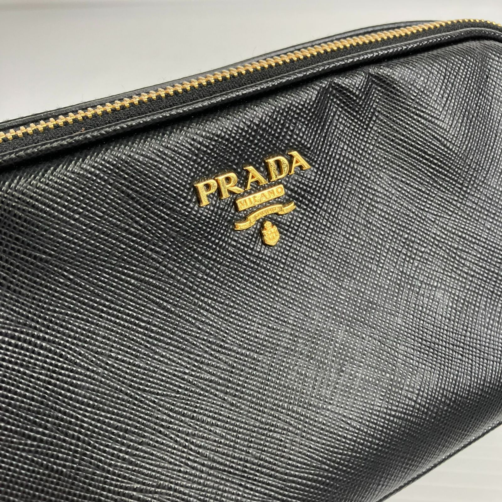 美品】PRADA プラダ サフィアーノレザー ミニショルダーバッグ