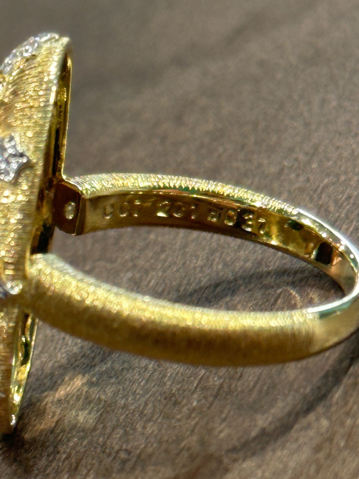 750/K18天然インディゴライトトルマリン2.01ctダイヤ0.37ctリング  