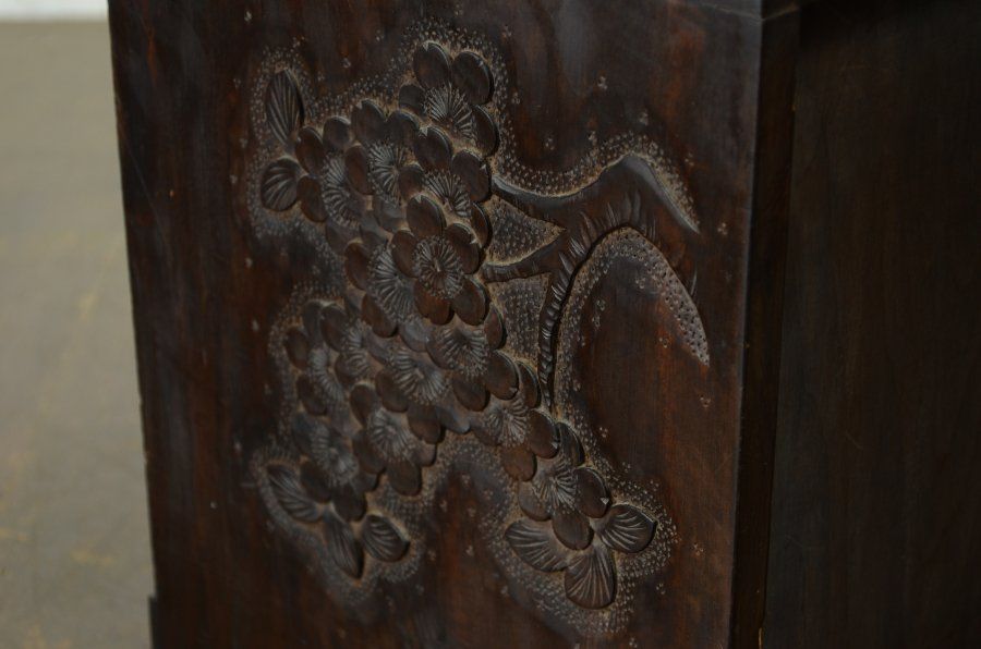 古い和箪笥 引出4杯 時代箪笥/収納/和モダンローボードチェスレトロ