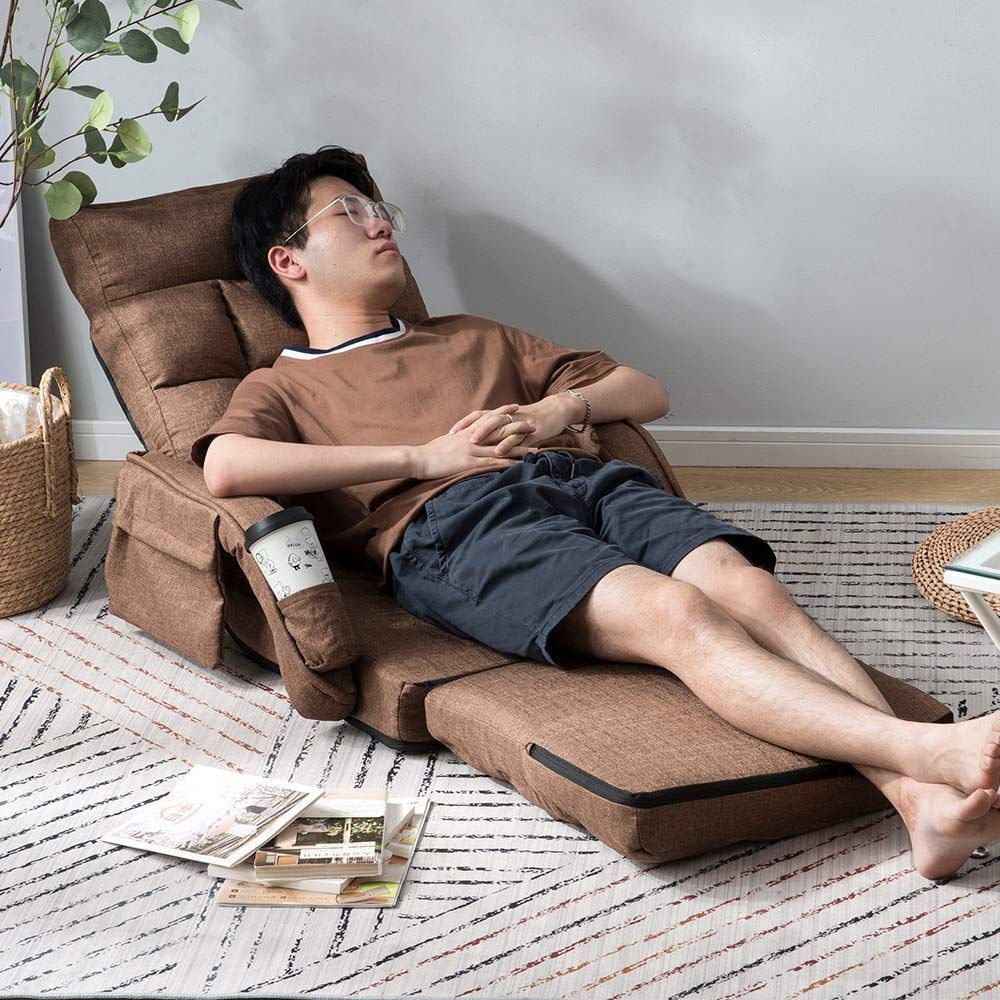 節約 【新品】コンパクト座椅子 14段階リクライニング アウトレット