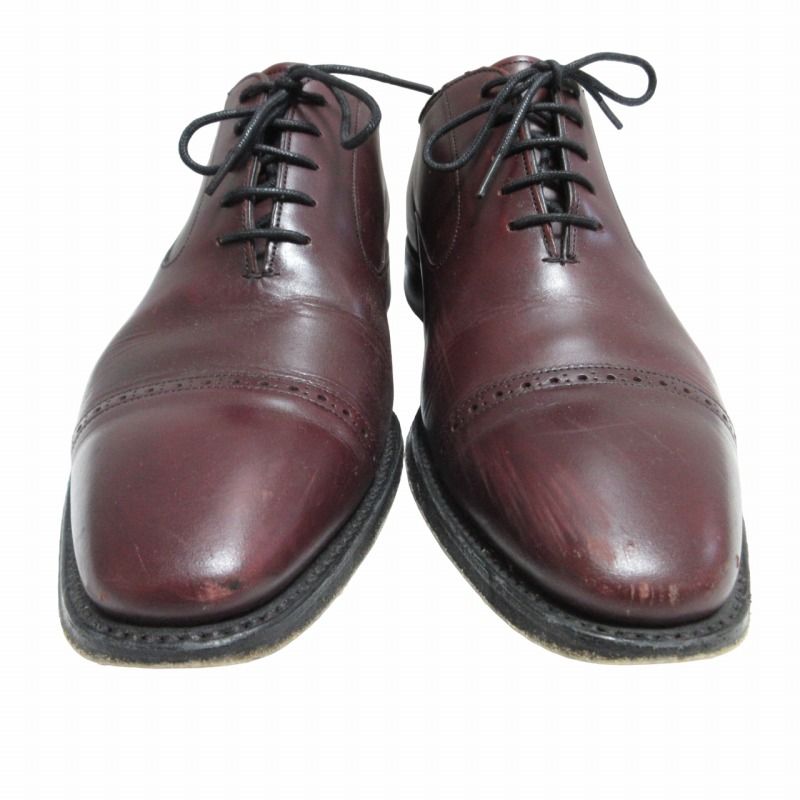 未使用PSポールスミス ストレートチップレザードレスシューズ 26㎝相当 茶 ポールスミス PAUL SMITH ビジネスシューズ レザー ストレート