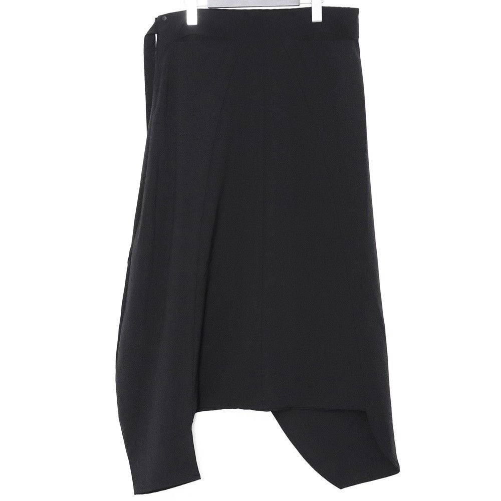 INCARNATION WRAP SARROUEL PANTS Sサイズ ブラック