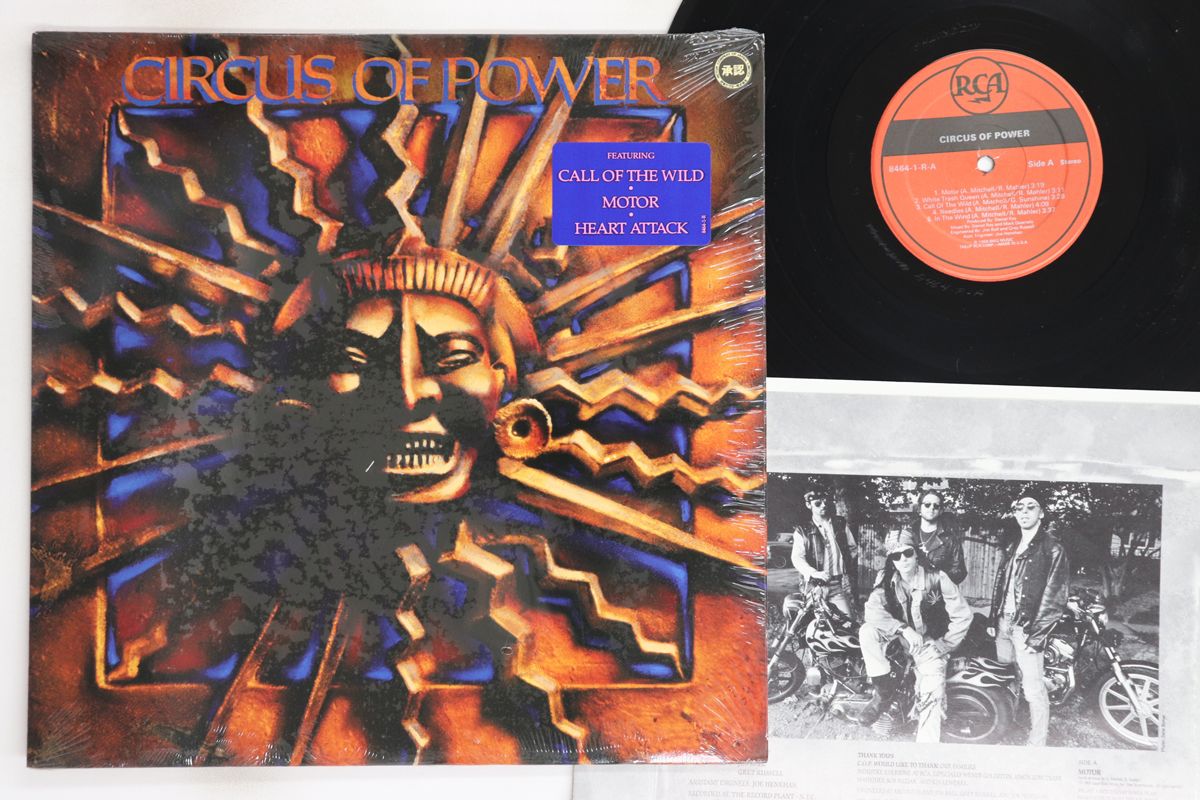 米LP Circus Of Power Circus Of Power 84641R RCA /00260