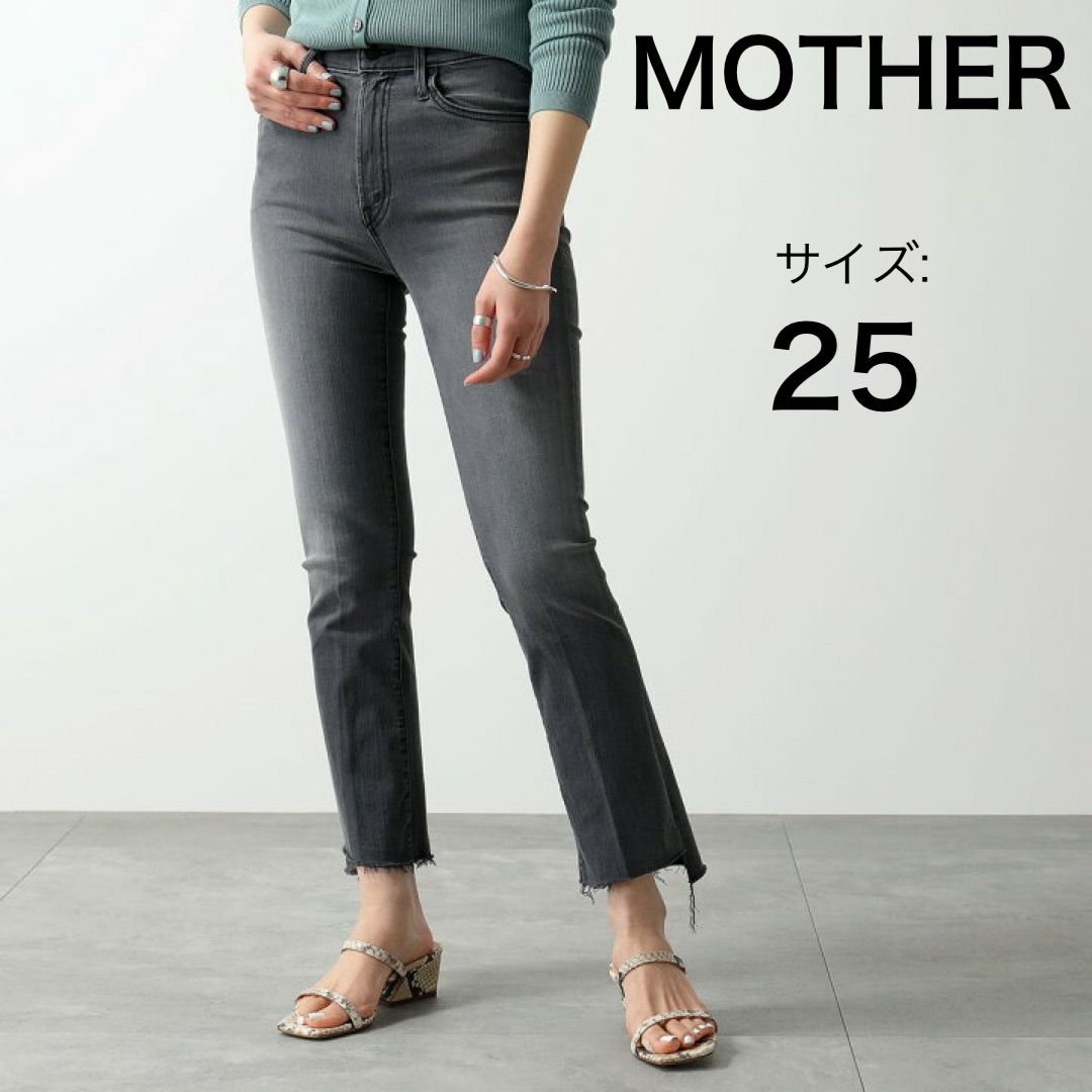 MOTHER】マザー INSIDER CROP クロップステップフレイデニム グレー 25インチ(S〜M相当) - メルカリ