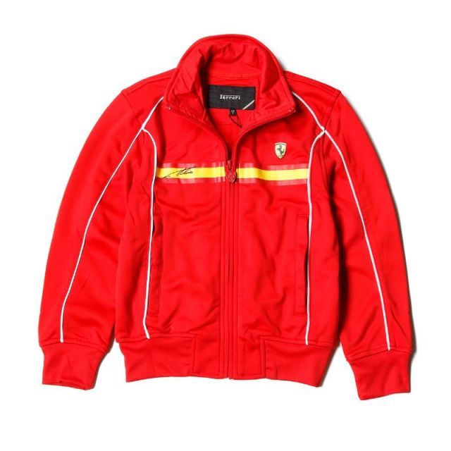 【新品未使用・定価より30％オフ】フェラーリ スウェット アロンソ フルジップ キッズ セーター モータースポーツ ウェア Ferrari