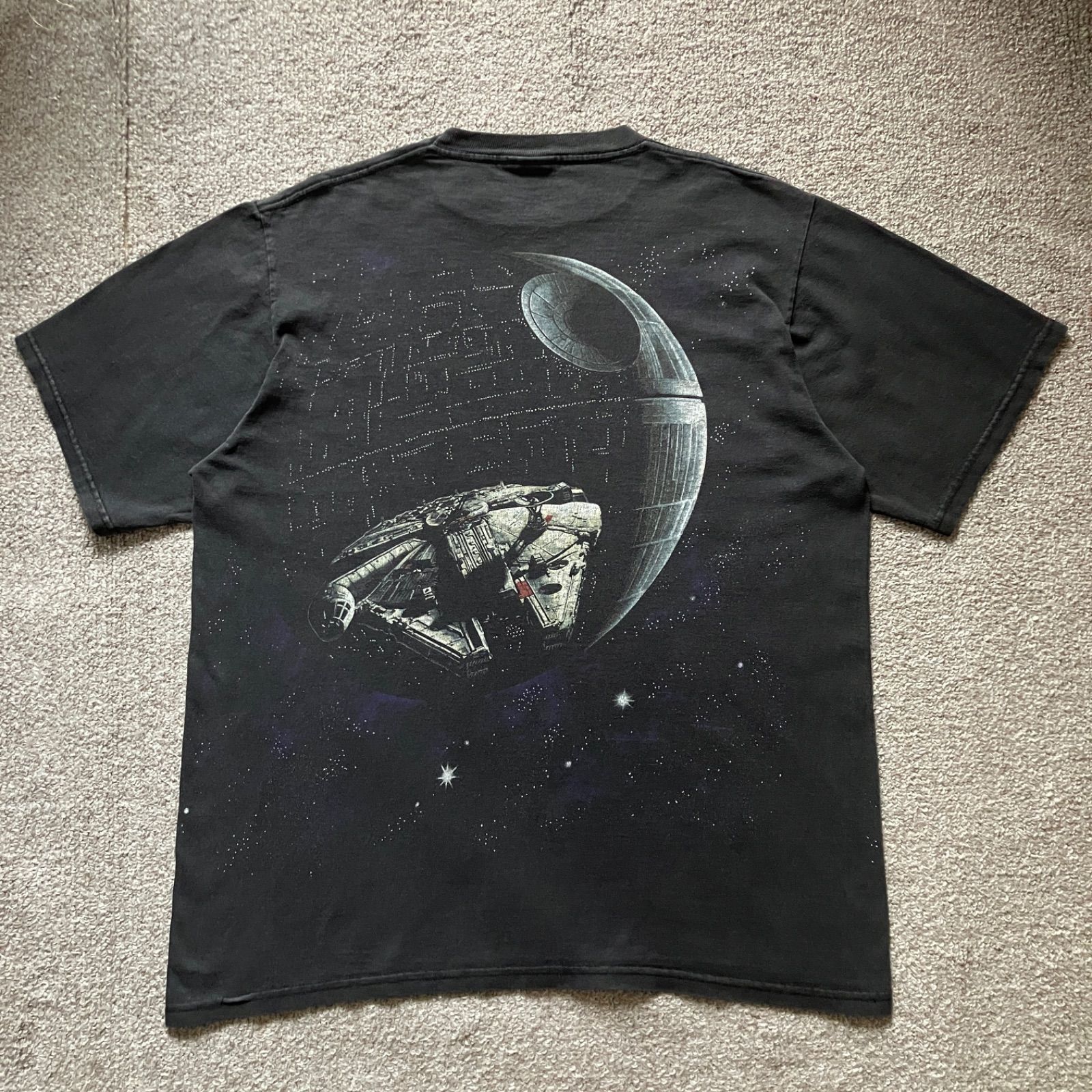STAR WARS#EPISODE4#タイファイター デススターTシャツ STAR WARS#EPISODE4#タイファイター デススターTシャツ