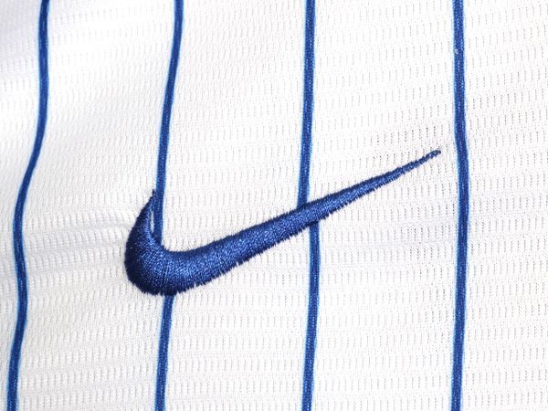 NIKE - カブス ベースボール シャツ メンズ M / 古着 MLB オフィシャル ナイキ スウッシュ 大リーグ ユニフォーム ゲームシャツ 半袖シャツ 重ね着 お得なクーポン配布中!】 カブス ベースボール シャツ メンズ M