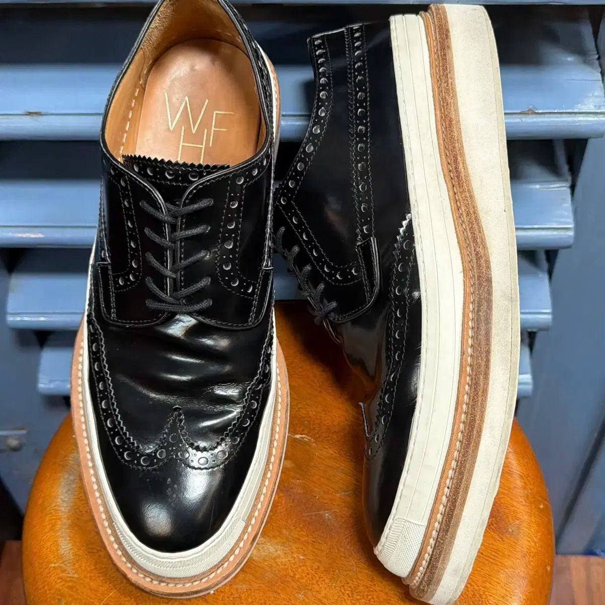 WHF ベルギー ダービーシューズ