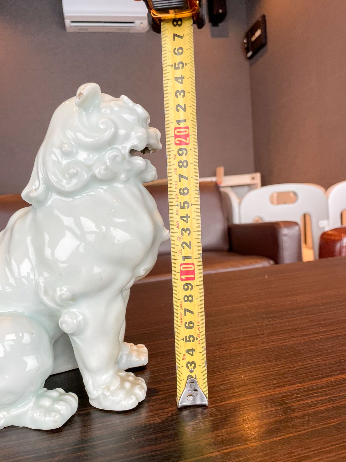 精巧白磁 狛犬（阿形）｜和モダンインテリア・飾り置物 こま犬