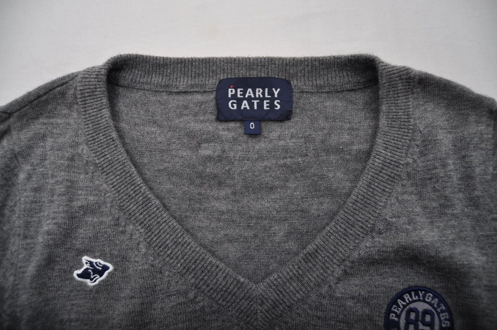 【中古】パーリーゲイツ ゴルフ レディース ニット セーター グレー サイズ0 中古 レディース パーリーゲイツ PEARLY GATES セーター 0(S) グレー