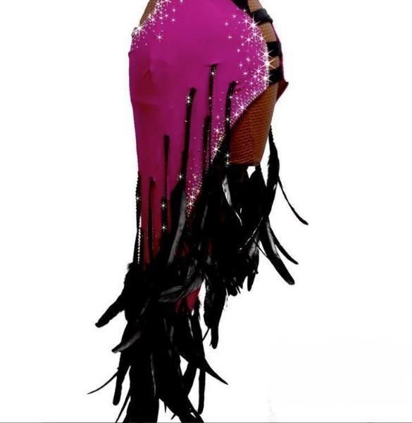 ラテンワンピースドレス 豪華