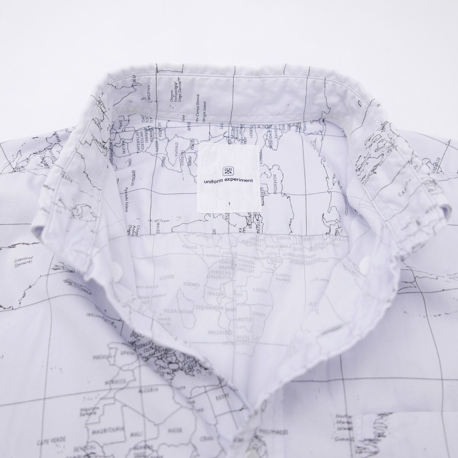 20SS uniform experiment ユニフォームエクスペリメント WORLD MAP B.D