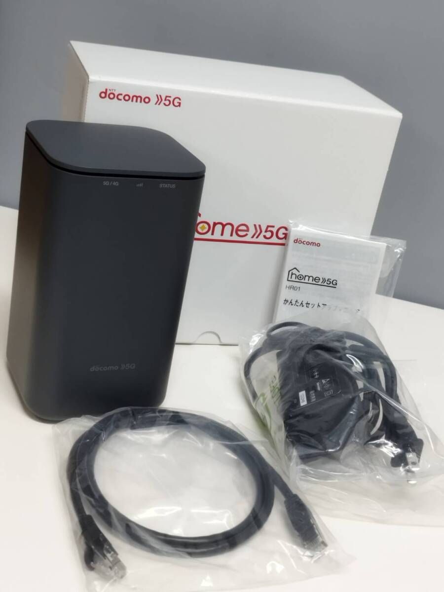 docomo home 5G ホームルーター HR01