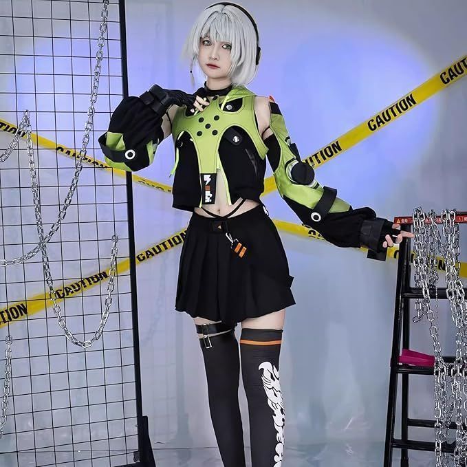 ゼンレスゾーンゼロコスプレ衣装ウイッグイベントアンビ!-利用不可文字-!アクセサリーデマラコスチューム全セットハロウィンィ