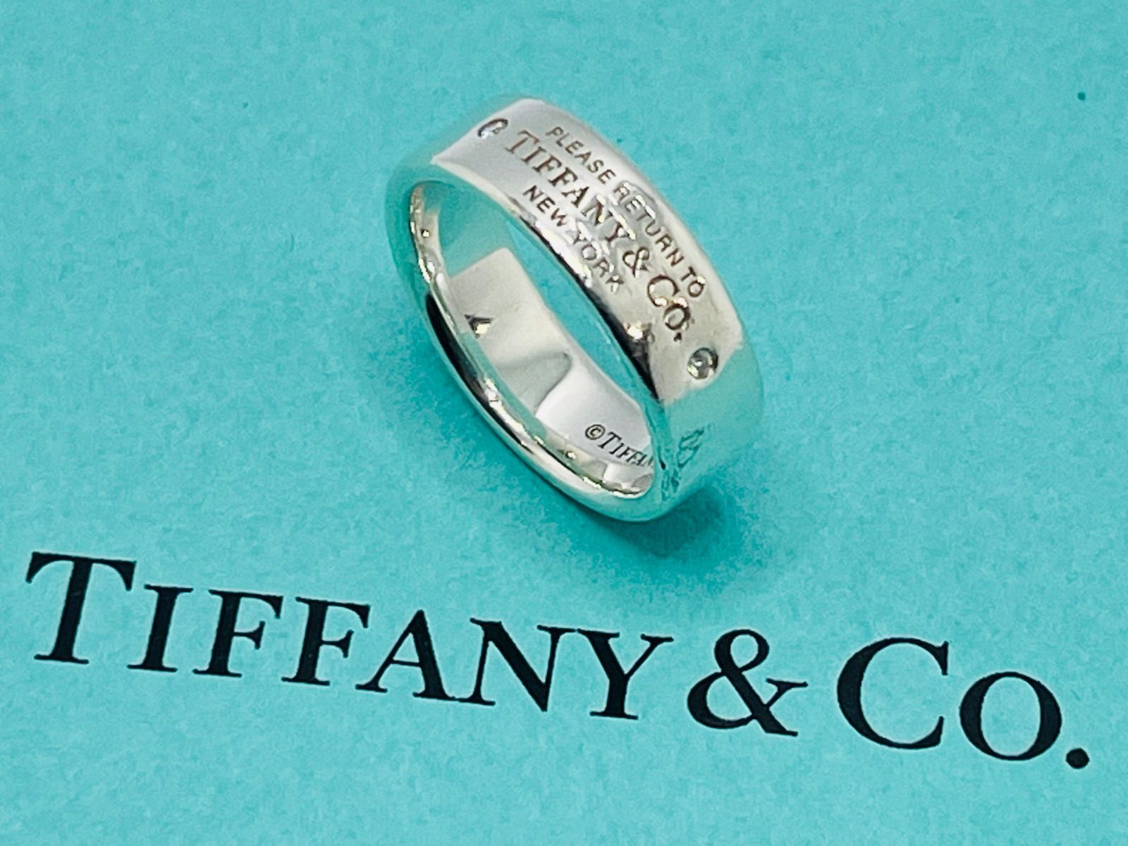 Tiffany&Co. リターントゥティファニー2Pダイヤリングシルバー