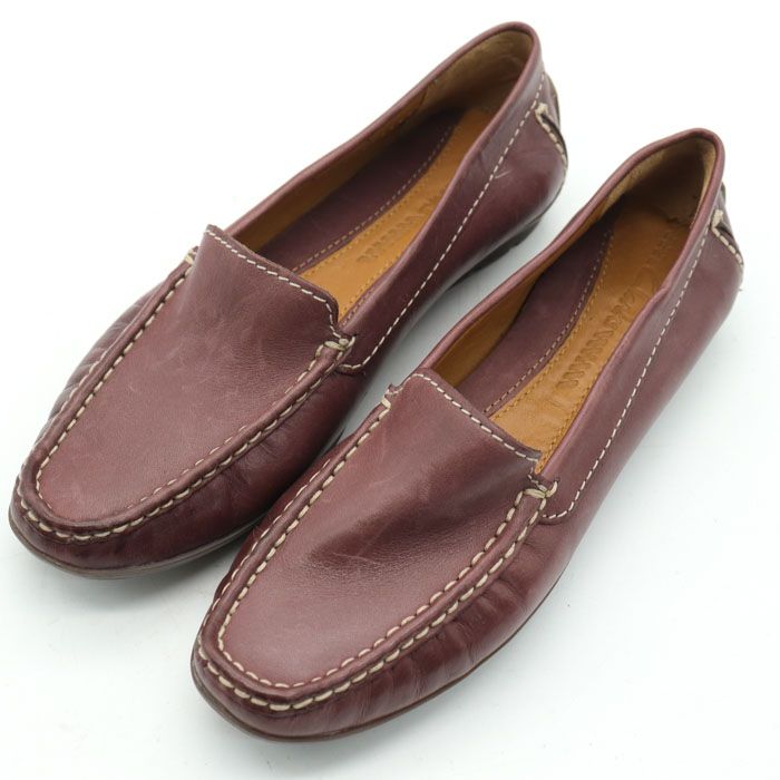 【美品】Clarks スリッポン ドライビングシューズ レザー　27㎝相当 美品】Clarks スリッポン ドライビングシューズ レザー 27相当