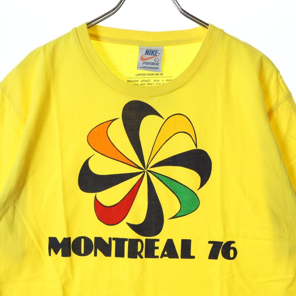 NIKE (ナイキ) MONTREAL 76 復刻 オレンジタグ 風車ロゴ プリント 半袖