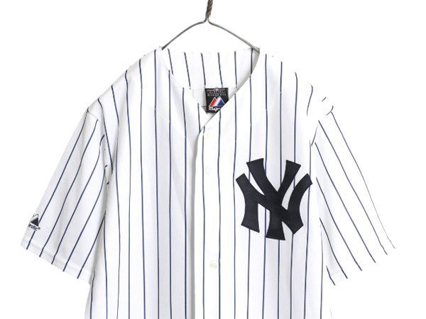USA製 ヤンキース ベースボール シャツ メンズ S / 古着 MLB
