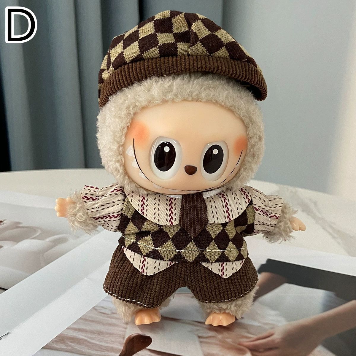 ぬいぐるみ服 labubu ラブブ 15-17cm 第1/2/3世代通用 カフェ 着せ替え