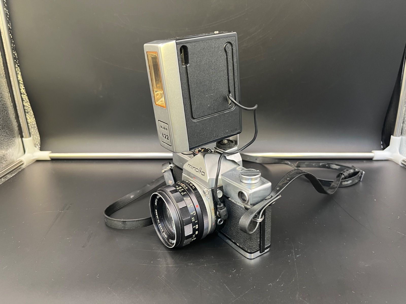 MINOLTA SR-7 一眼レフフィルムカメラ+レンズ AUTO ROKKOR ミノルタの