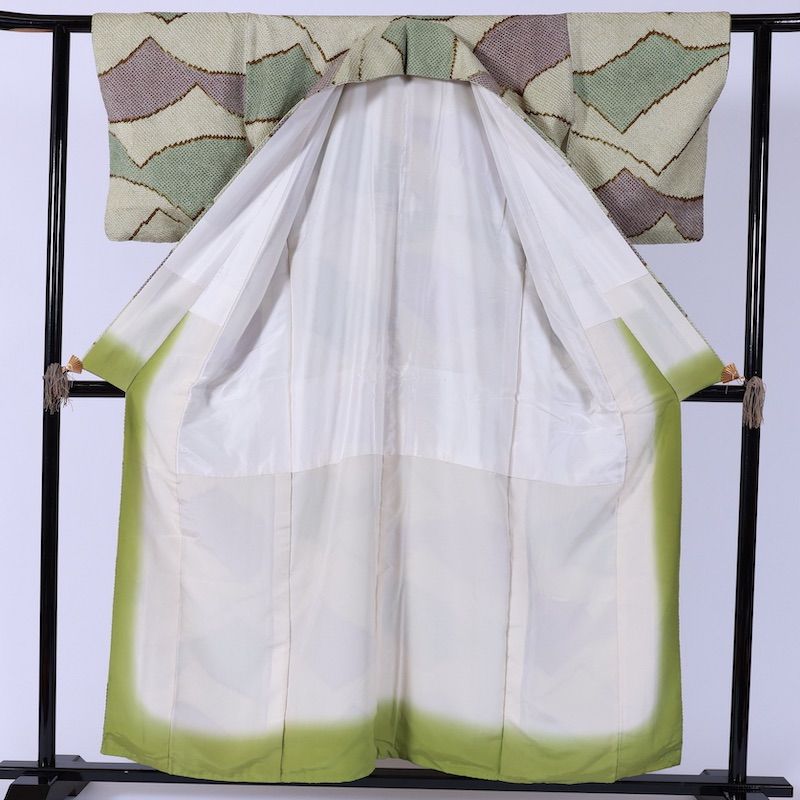新品・未使用品　着物　小紋　総絞り　しつけ付き／763 新品・未使用品 着物 小紋 総絞り しつけ付き／763 - メルカリ