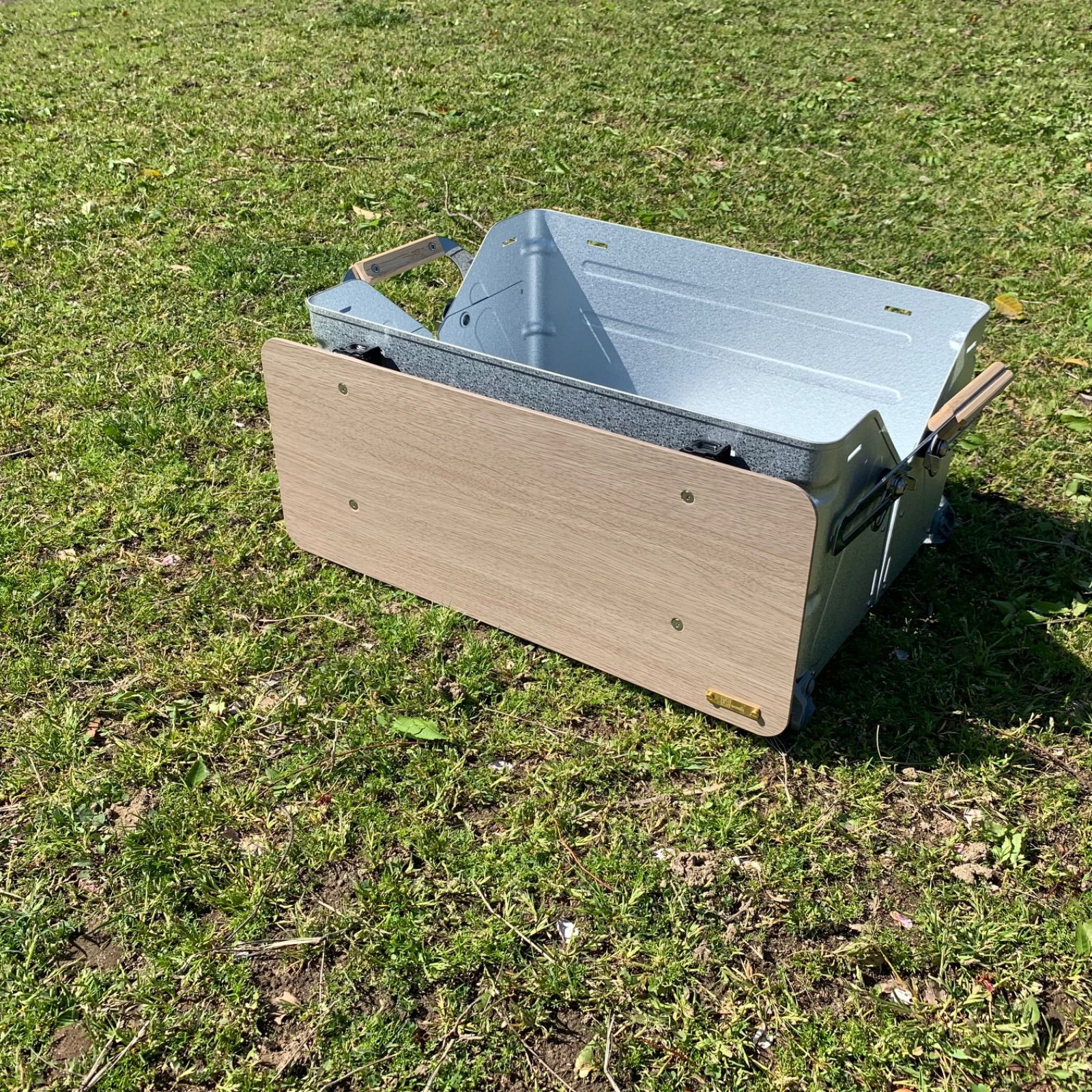 MUKU WORKS シェルコン25 ウォールナットサイドテーブル スノーピーク