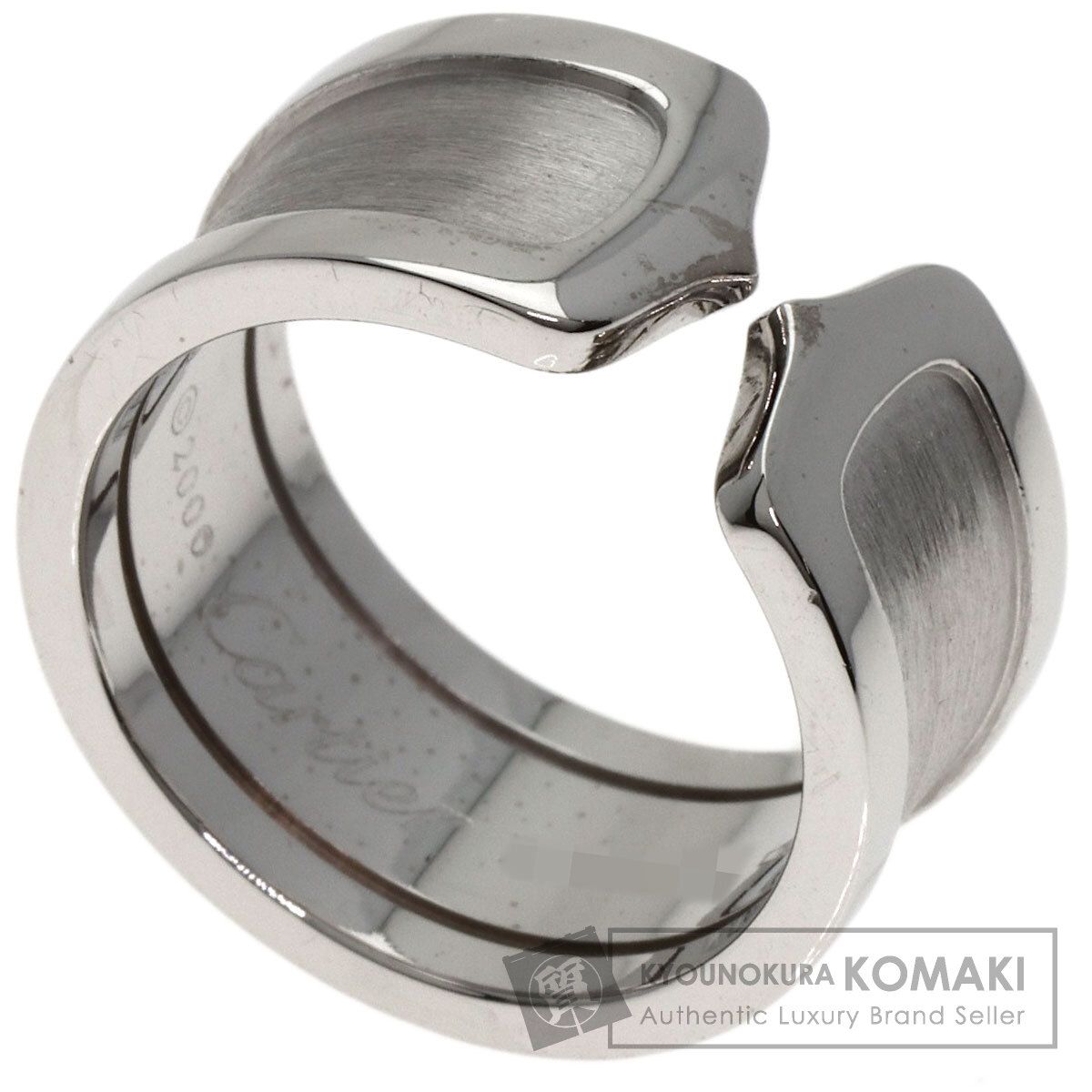 CARTIER カルティエ C2リング LM 53 リング 指輪 K18WG レディース