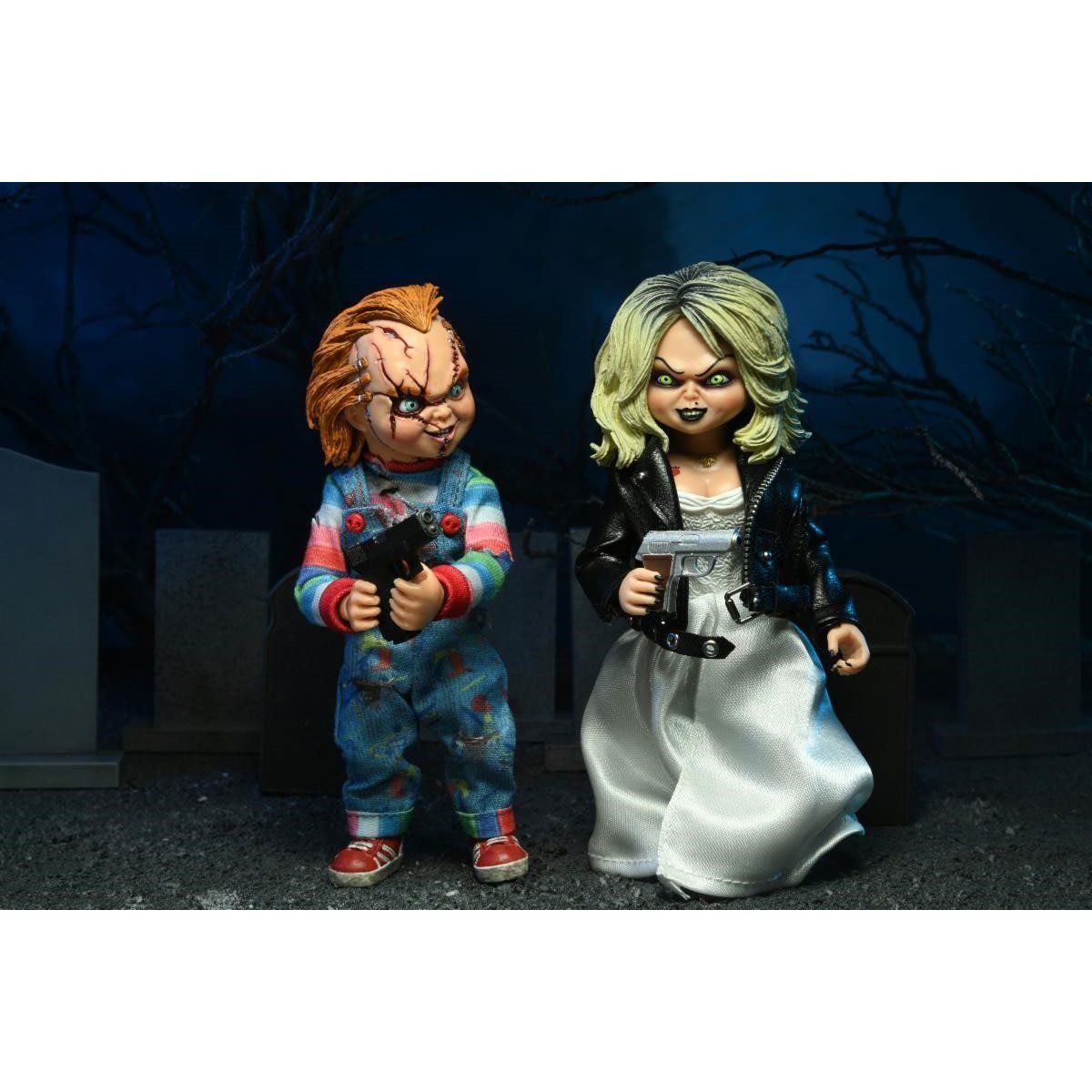 チャッキー + ティファニー 8inch フィギュア 8″ Scale Clothed