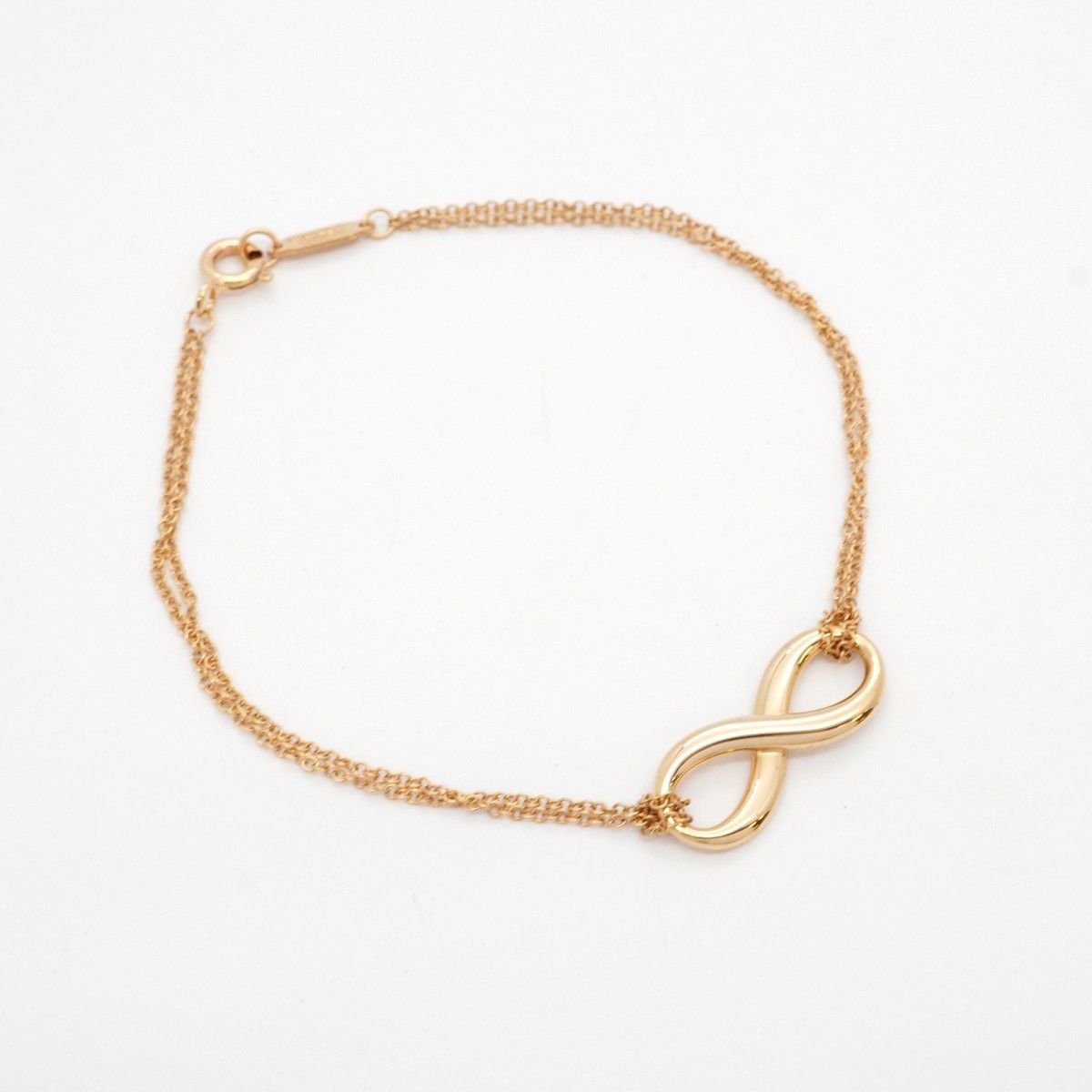 5jib0645 ティファニー ブレスレット インフィニティ K18PG ピンクゴールド レディース