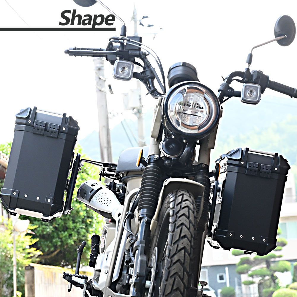 ハンターカブ サイドボックス 取付ステー付き ハンターカブ CT125 クロスカブ ADV150 38L パニアケース サイド