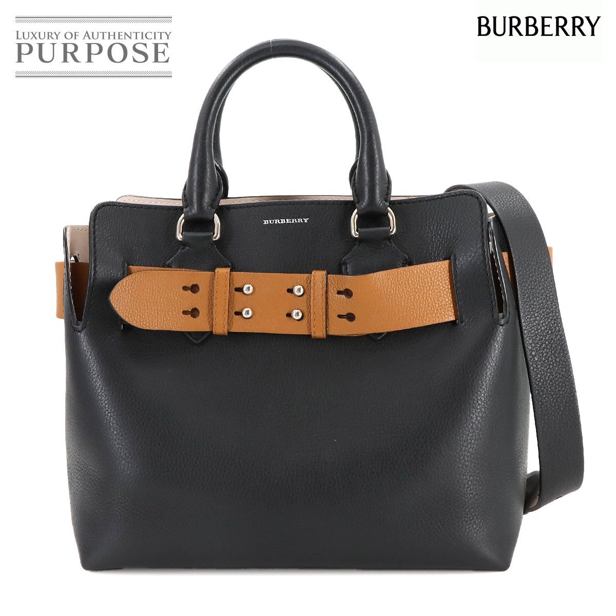 新品同様 バーバリー BURBERRY ベルトバッグ 2way ハンド