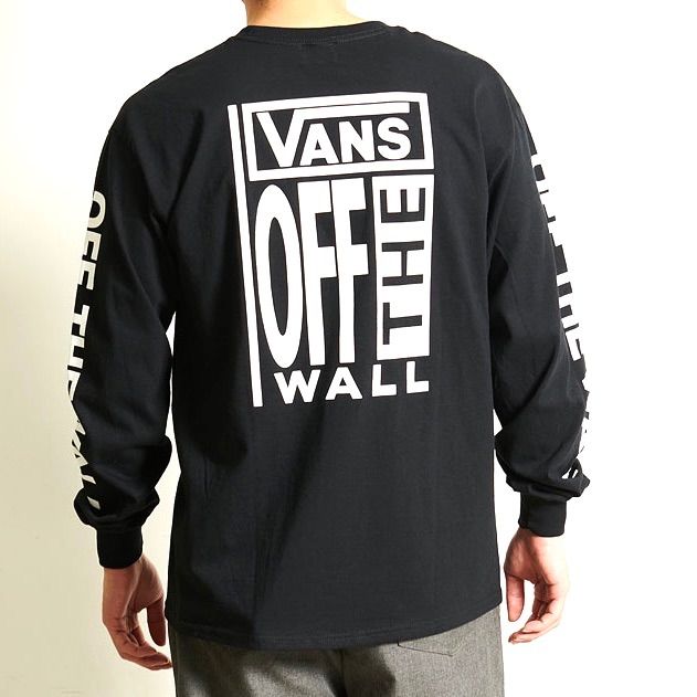 バンズ VANS メンズ レディース ロンT 長袖Tシャツ 長袖