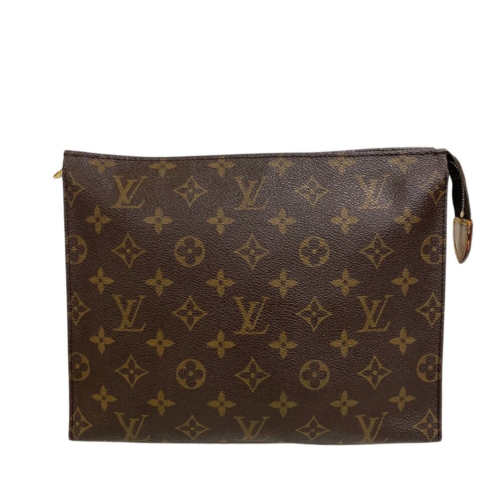 ５％OFF フォロワークーポン LOUIS VUITTON ルイヴィトン ルイヴィトン ルイビトン ポーチ ポッシュトワレット26 ポーチ モノグラム セカンドバッグ バッグ カバン ブランド クラッチバッグ メンズ レディース ブラウン ユニセックス