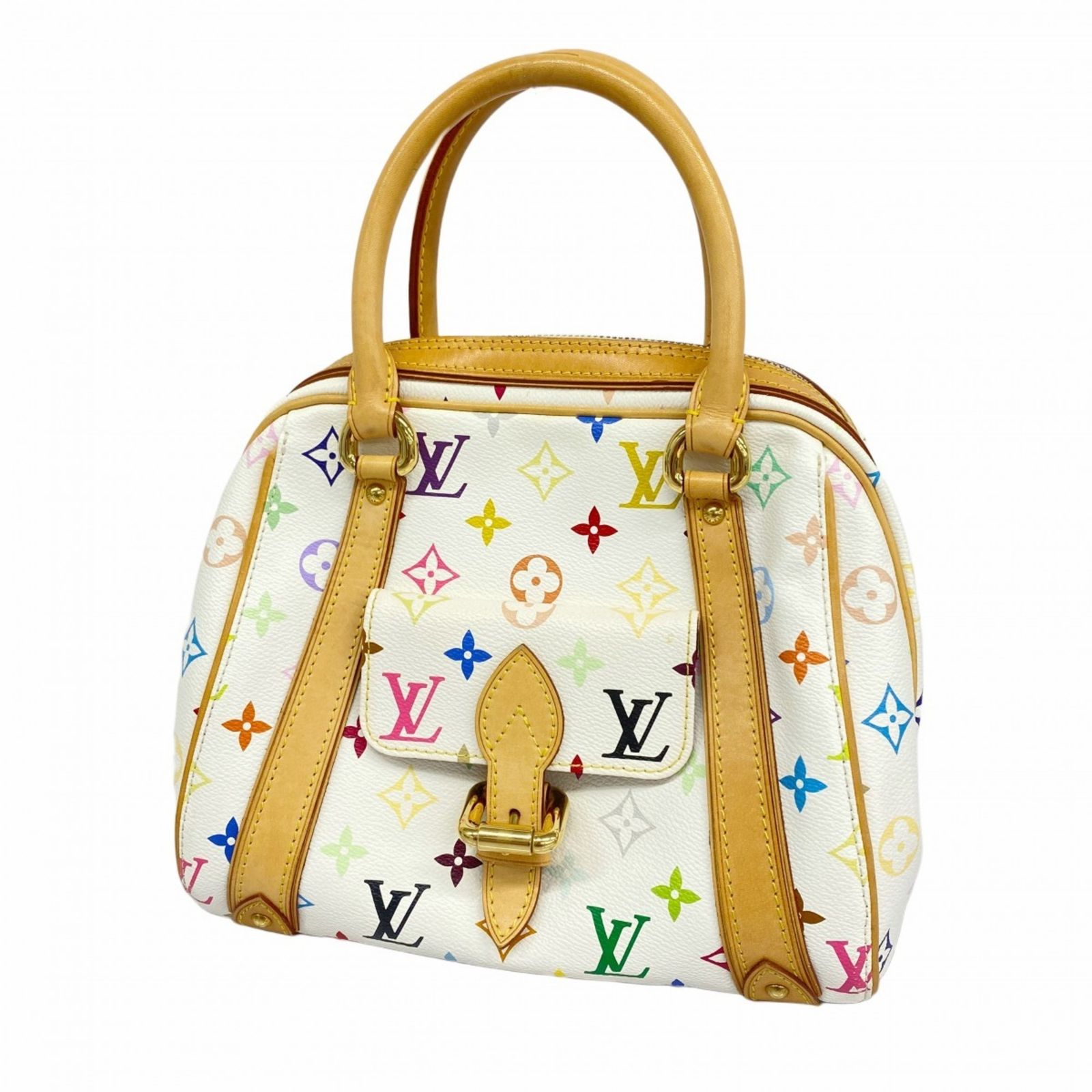 ルイ ヴィトン Louis Vuitton ルイ ヴィトン ハンドバッグ モノグラム マルチ プリシラ M40096 ブロンレディース