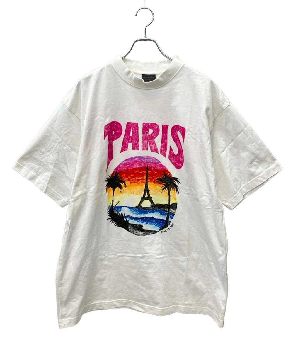 バレンシアガ 半袖Tシャツ PARIS 764235 ユニセックス SIZE M BALENCIAGA