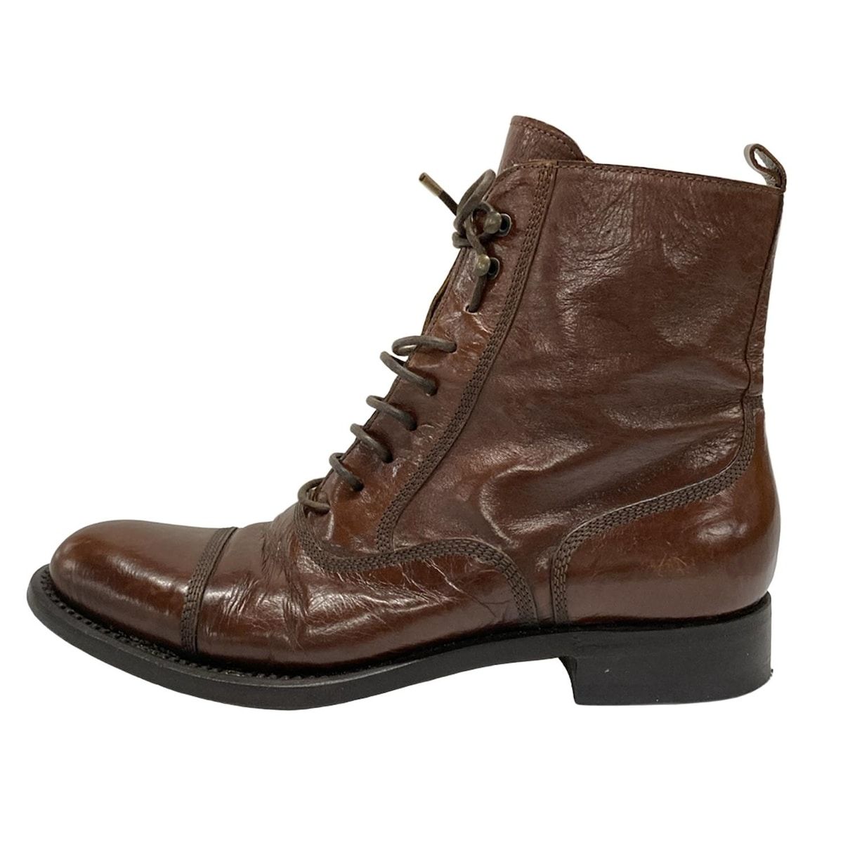 SARTORE サルトル ショートブーツ 37 レディース - ダークブラウン レザー