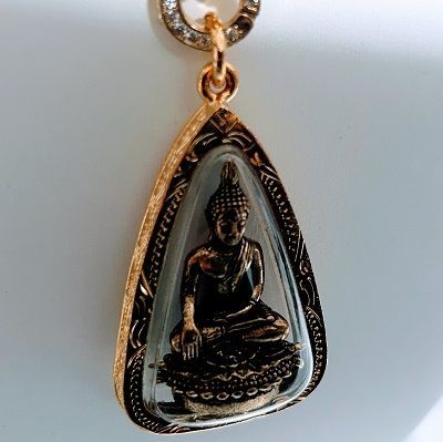 【選べるストラップ】仏陀のプラクルアン（タイのお守り）タイプA