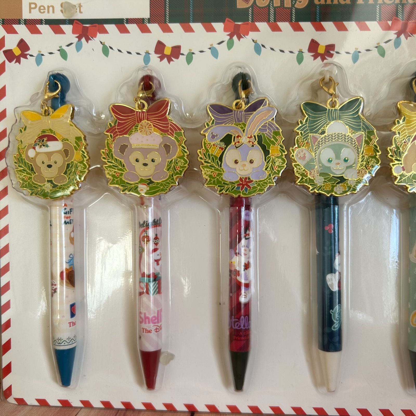 ダッフィー＆フレンズ ボールペンセット 上海ディズニーランド