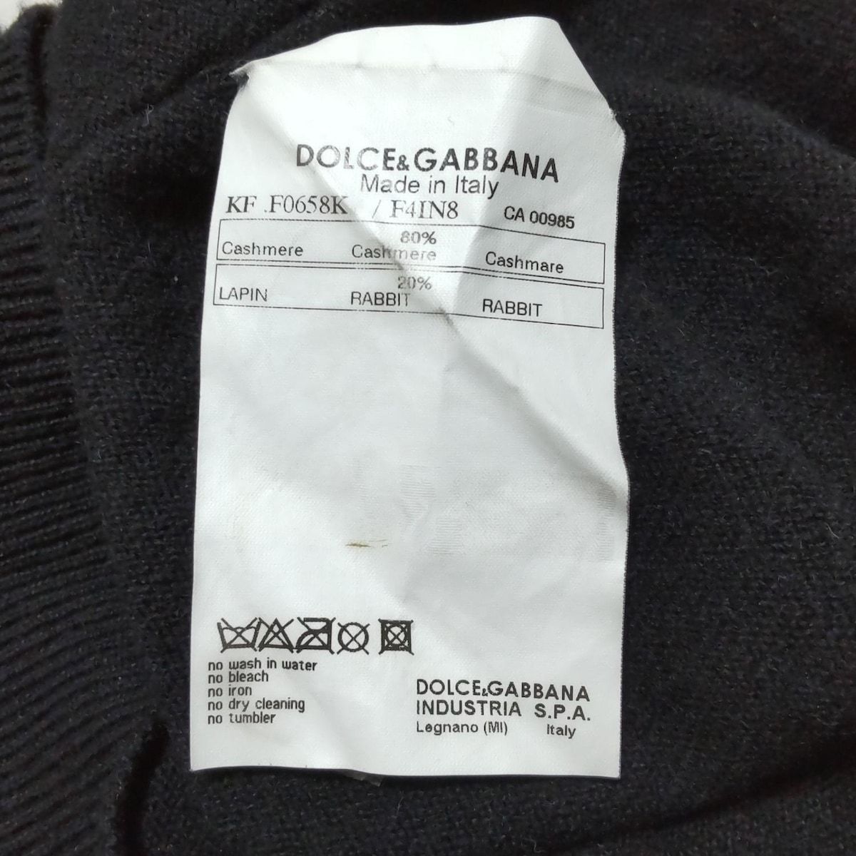 DOLCE&GABBANA(ドルチェアンドガッバーナ) ノースリーブセーター