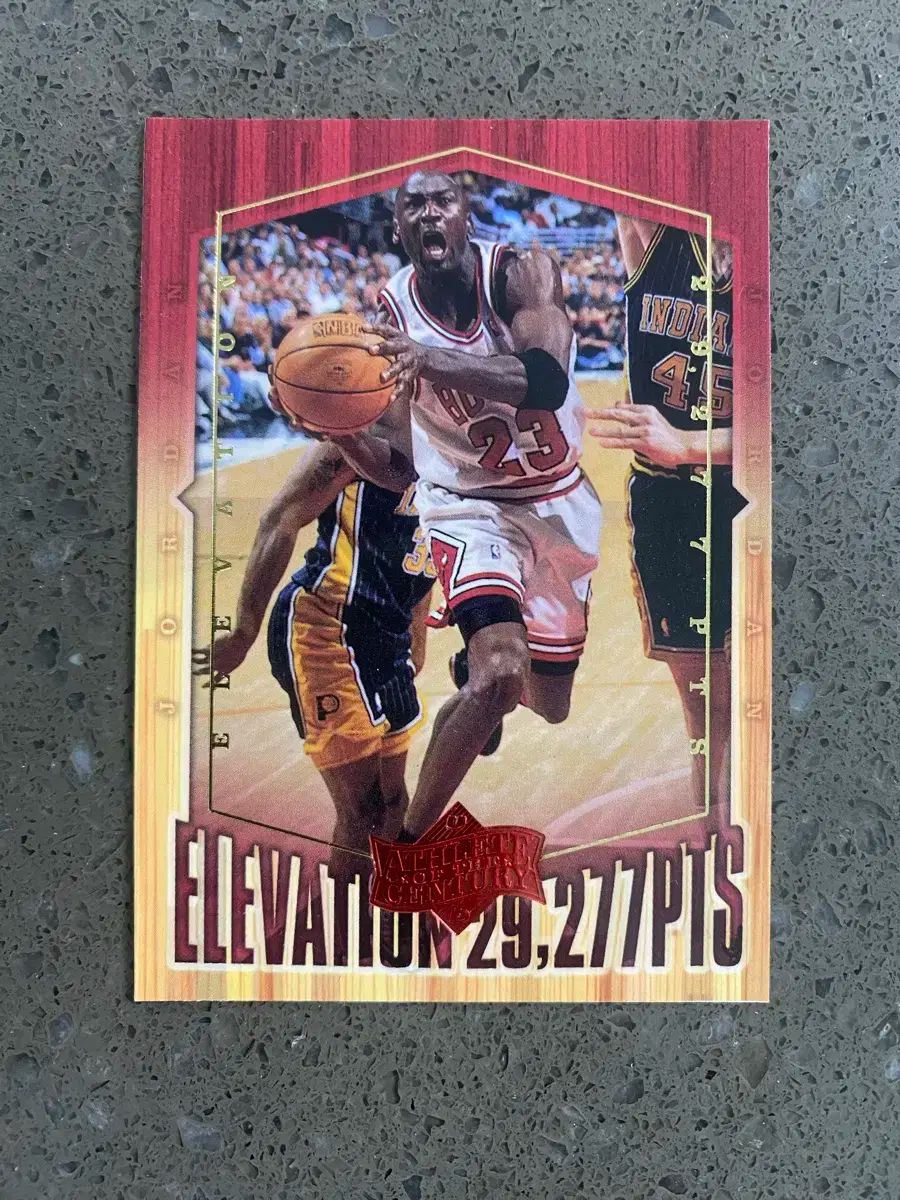 マイケルジョーダン カード Michael Jordan Fleer Decade of Excellence 1986-1996 シカゴブルズ #4 Chicago Bulls  Michael Jordan マイケル ジョーダン 特大カード 限定 NBA