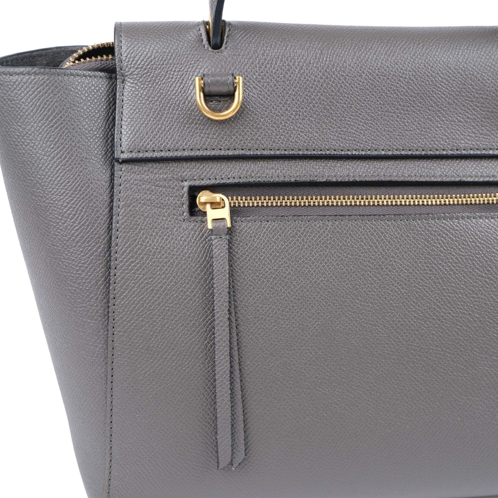 セリーヌ ベルトバック マイクロ グレー CELINE セリーヌ ベルトバッグ