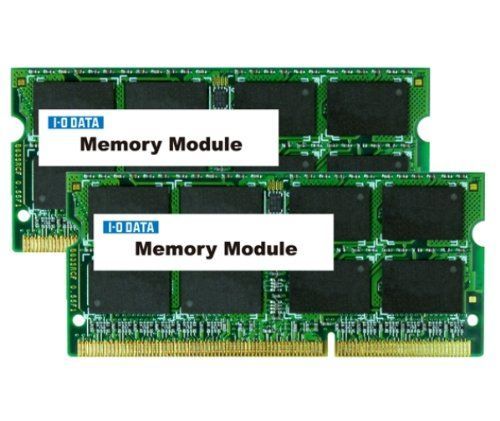 I-O DATA ノートPC用 PC3-10600(DDR3)対応メモリー 低消費電力モデル 2GB 2枚組 SDY1333-H2GX2