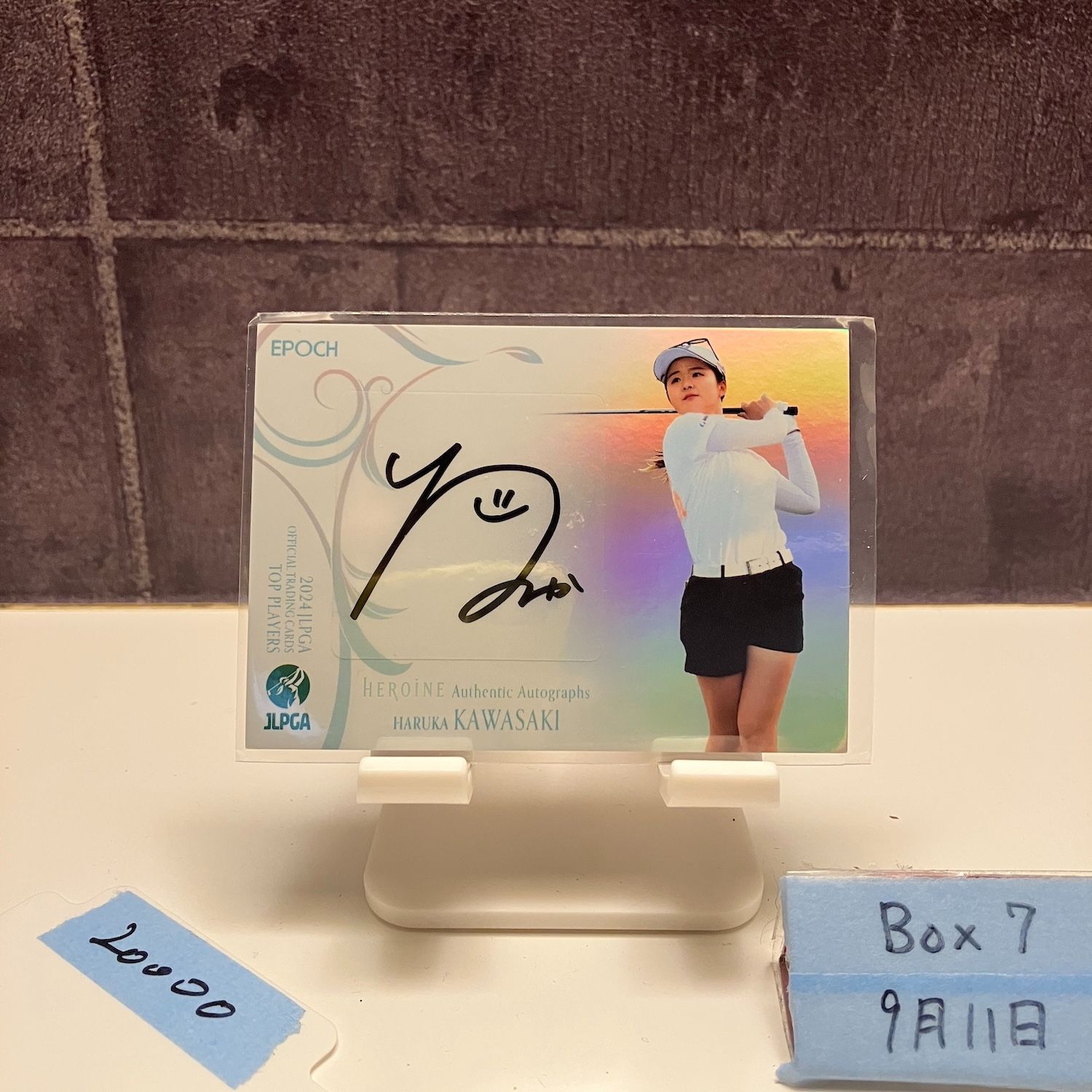 2025 EPOCH TOP PLAYERS 川崎春花 06|10 直筆サイン JLPGA Heroine カード