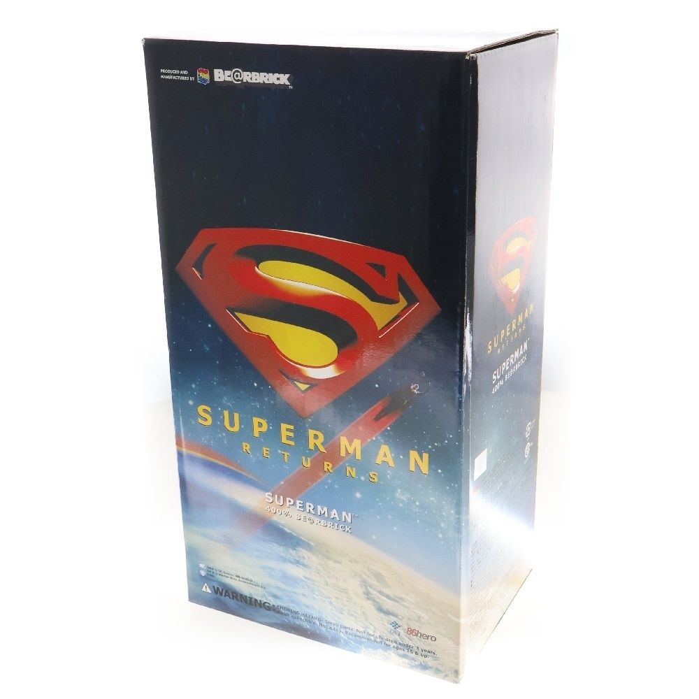 MEDICOM TOY - 【BE@RBRICK】映画スーパーマンリターンズ 400% MEDICOM TOY - BE@RBRICK SUPERMAN(TDKR Ver.)100％ & 400％