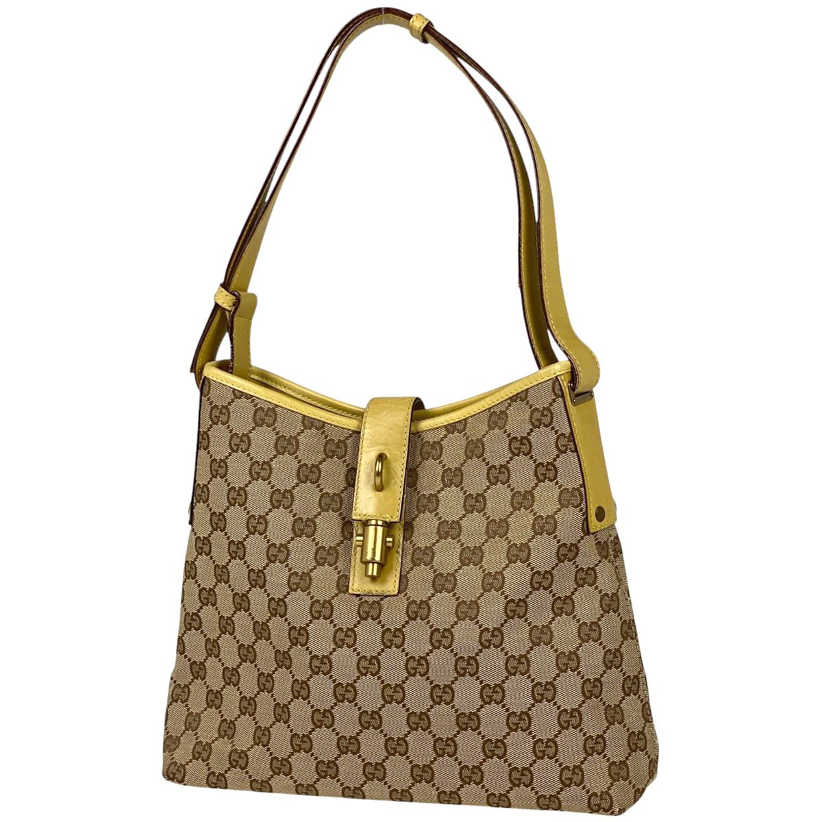 GUCCI ショルダーバッグ ベージュ ロゴ グッチ GUCCI GG柄 ショルダーバッグ ワンショルダー ニュー