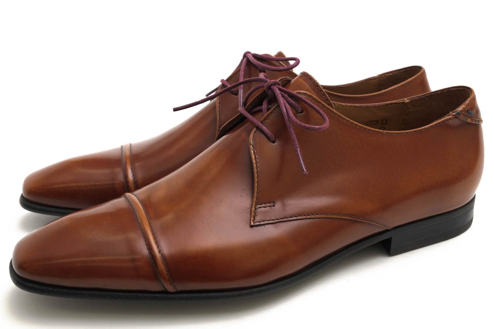 ポールスミス／Paul Smith シューズ ビジネスシューズ 靴 ビジネス メンズ 男性 男性用 レザー 革 本革 ブラウン 茶  Robin Captoe Oxford ロビン ハイシャイン仕上げ キャップトゥ レザーソール